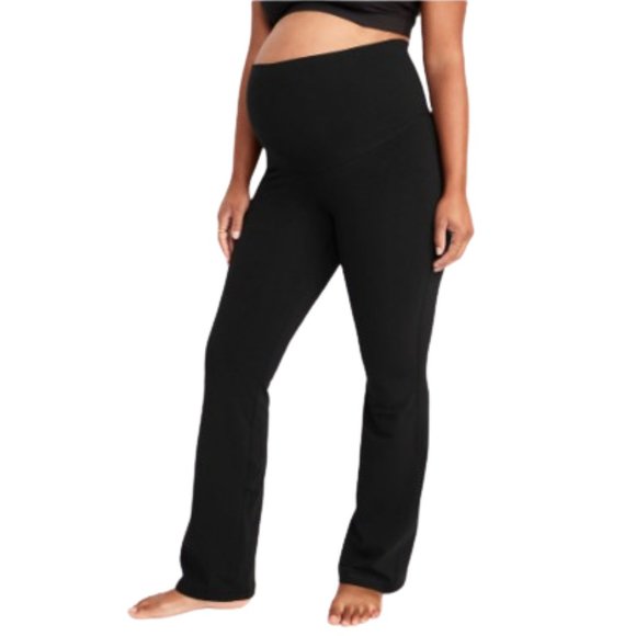 🌿🎉HP🎉 Old Navy Maternity Rollover Waist PowerChill Bootcut Leggings [MM]🌿 - Picture 8 of 10